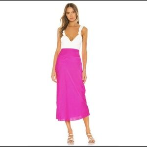 Free People Normani Bias High Rise Midi Skirt